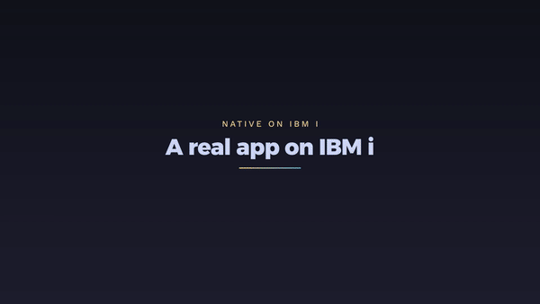 A neon Snake web game running natively on IBM i: scores persist live in Db2 for i and reorder the on-screen leaderboard in real time
